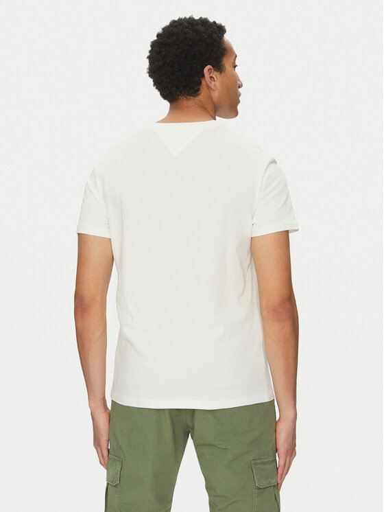 Tommy Jeans Tommy Jeans Camiseta Signature Dna DM0DM20817 Blanco Regular Fit