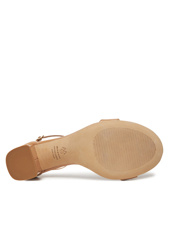 Stuart Weitzman Босоніжки Stuart Weitzman Nudist Block 75 SJ983 Бежевий