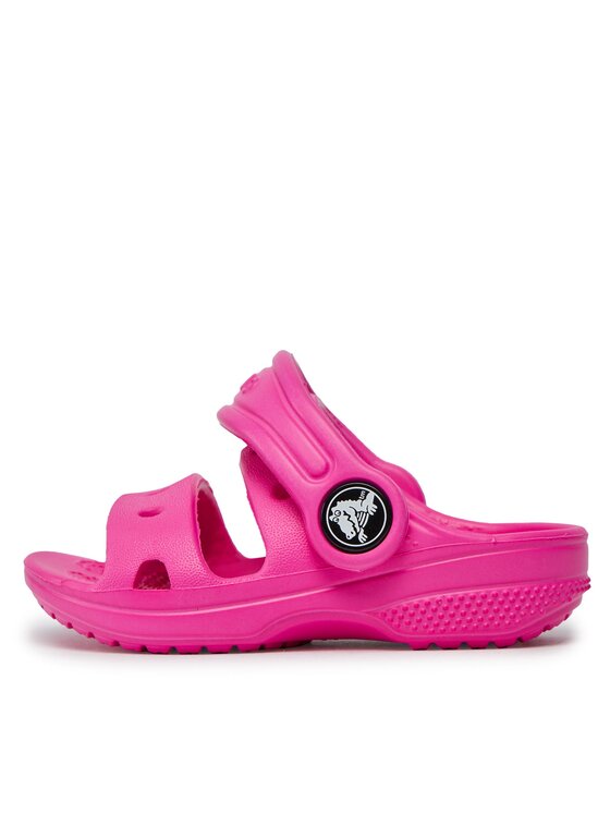 Crocs Natikači Crocs Classic Kids Sandal T 207537 Roza