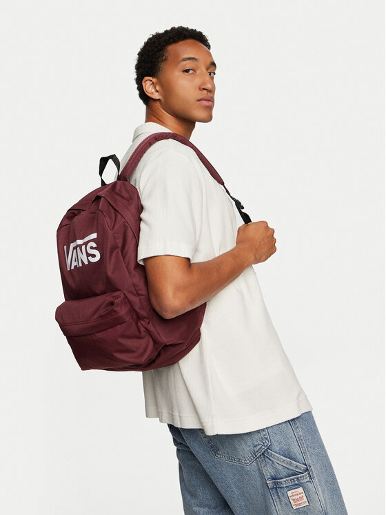 Vans Nahrbtnik Vans Old Skool Print Backpack VN000H504QU1 Bordo rdeča