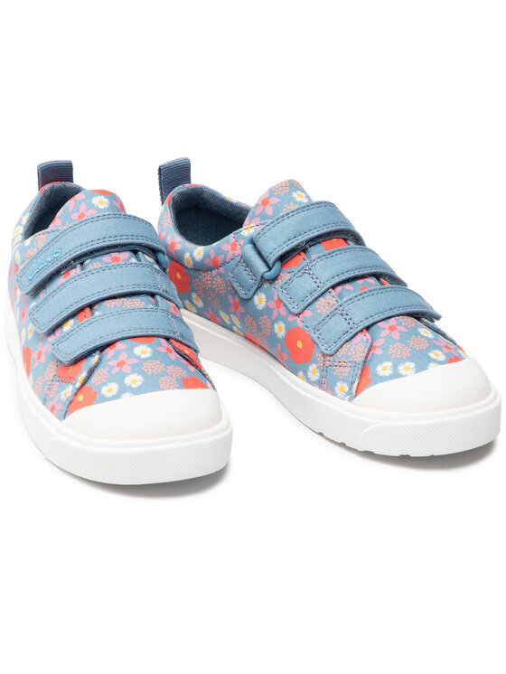 Clarks Tornacipő Clarks City Vibe K 261567876 Kék