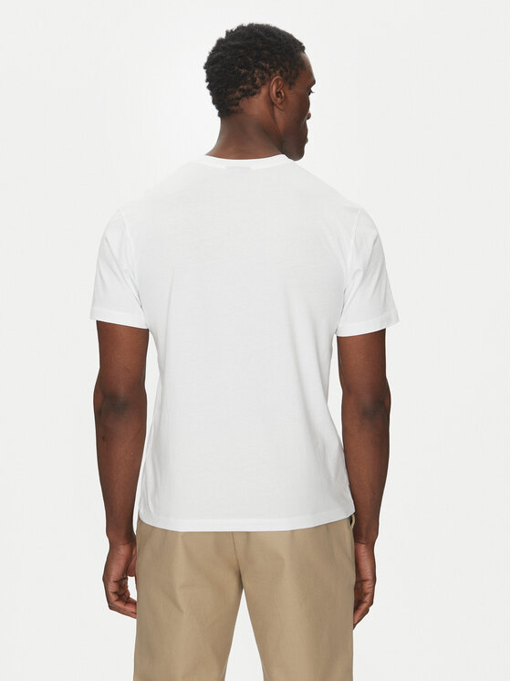 Save The Duck Save The Duck Футболка DT0825M BESY20 Білий Regular Fit