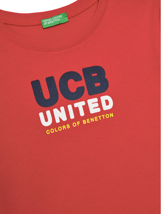 United Colors Of Benetton United Colors Of Benetton Футболка 3I1XG10JO Червоний Regular Fit