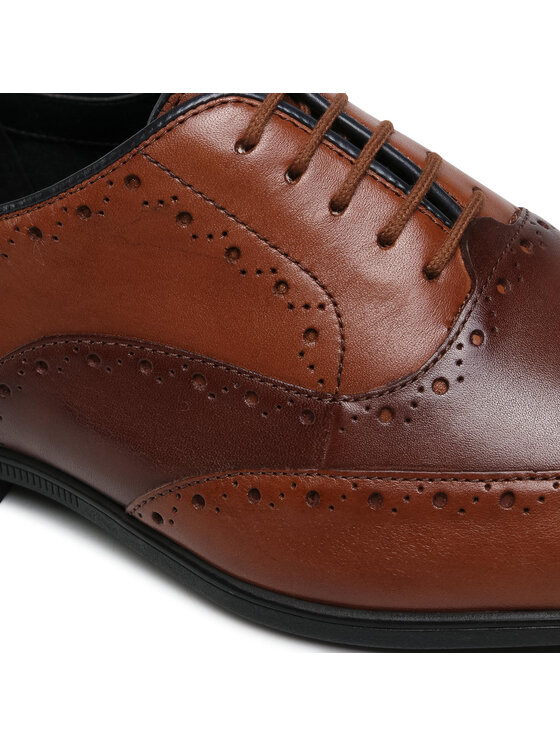 Clarks Nizki čevlji Clarks Bampton Rhodes 261547877 Rjava