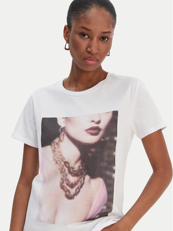 Guess Guess Футболка W6RI57 K9RM1 Білий Classic Fit
