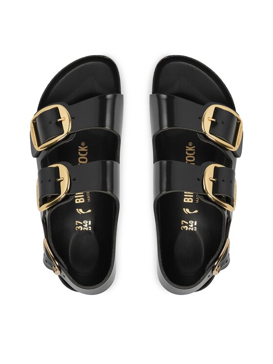 Birkenstock Босоніжки Birkenstock Milano Big Buckle 1024211 Чорний