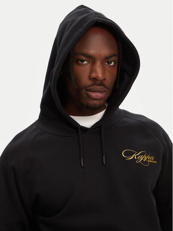 Kappa Kappa Μπλούζα Nilufer 341T54W Μαύρο Regular Fit