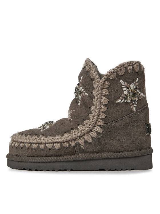 Mou Śniegowce Mou Eskimo Wool FW101077A Brązowy