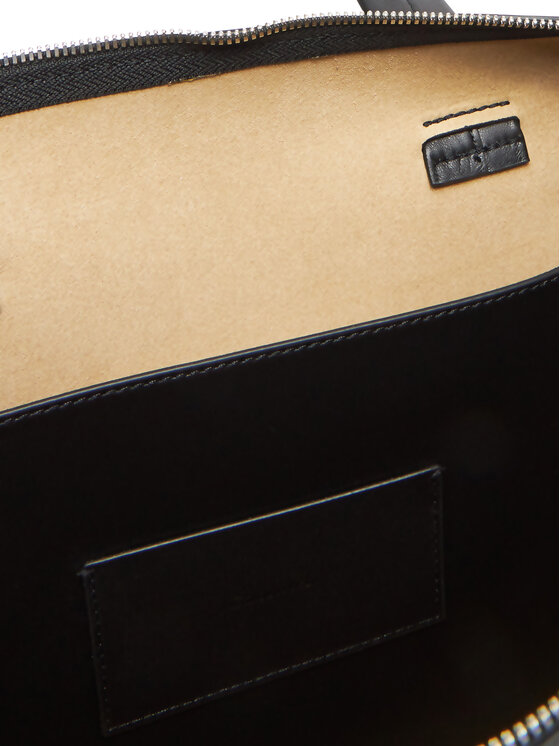 Calvin Klein Portatīvā datora soma Calvin Klein Ck Premium Leather Laptop Bag K50K512939 Melns