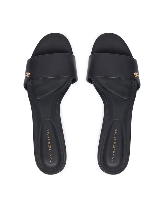 Tommy Hilfiger Šľapky Tommy Hilfiger Th Mid Mule FW0FW09508 Čierna