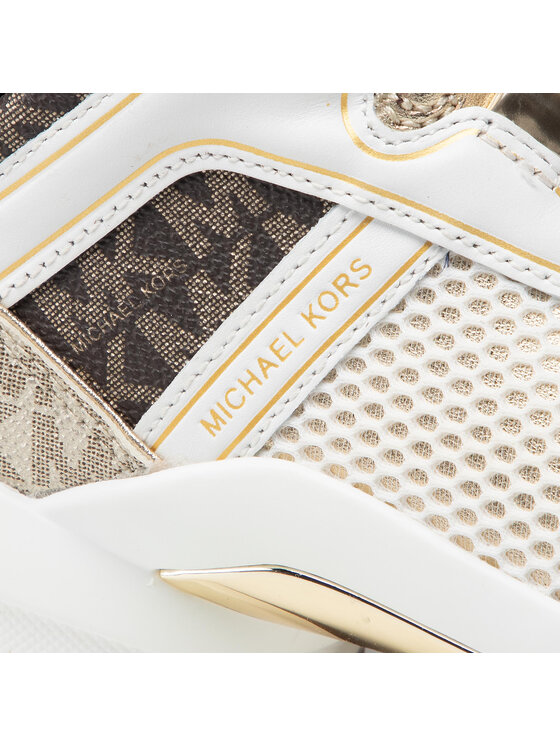 MICHAEL Michael Kors Snīkeri MICHAEL Michael Kors Olympia Trainer 43R2OLFS1M Balts