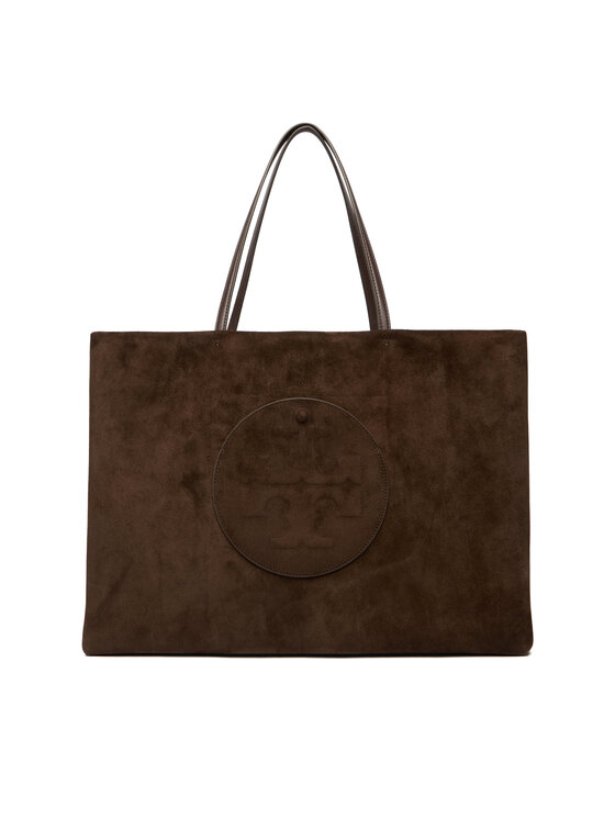 Tory Burch Сумка Tory Burch Ella Suede Tote 170980 Коричневий