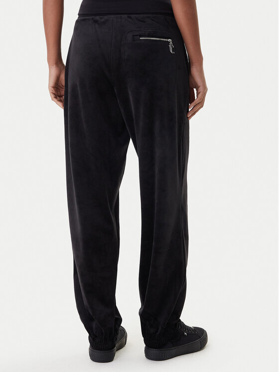 Juicy Couture Juicy Couture Spodnji del trenirke Davidson JCBBJ224811 Črna Regular Fit