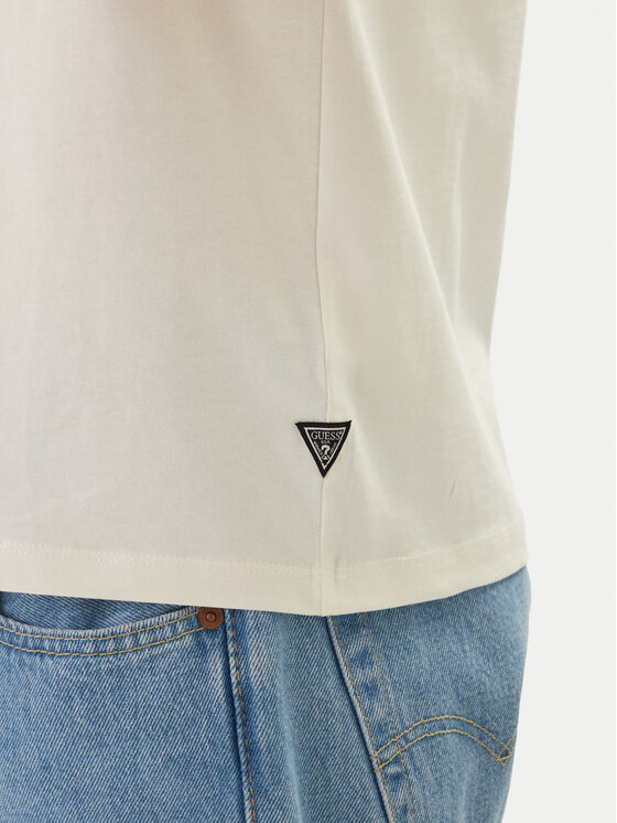 Guess Guess Camiseta M6GI33 K3310 Écru Regular Fit