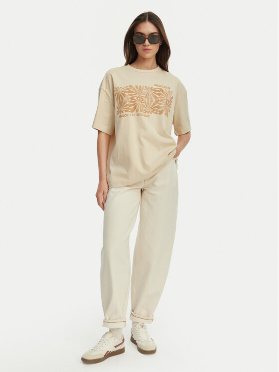 Billabong Billabong Camiseta Wander Across EBJZT00483 Beis Loose Fit