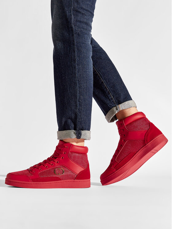 Criminal Damage Tenisice Criminal Damage Craft High Top Trainer Crvena
