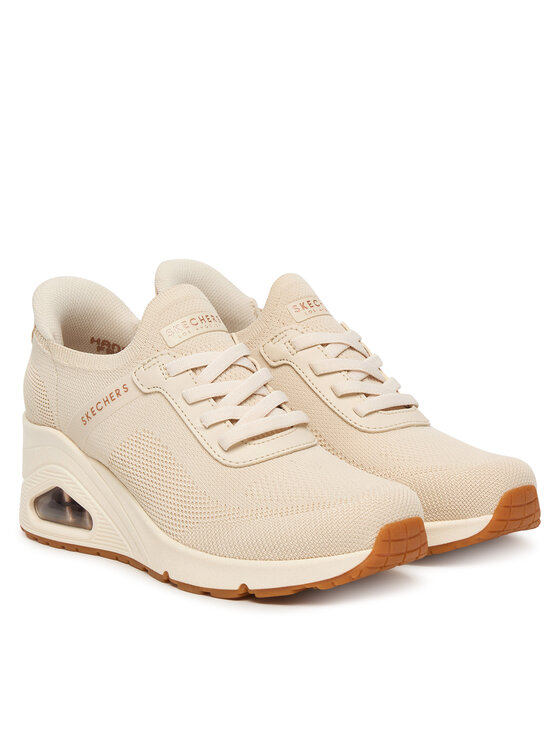 Skechers Снікерcи Skechers Uno Wedge 177531/OFWT Бежевий
