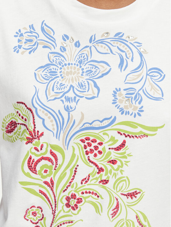 Marella Marella Футболка Emme by Marella Paraggi 2615971082 Білий Relaxed Fit