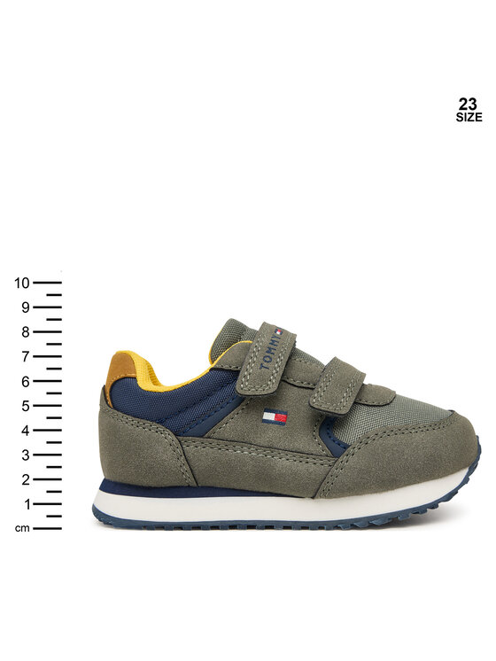 Tommy Hilfiger Zapatillas Tommy Hilfiger Low Cut Velcro Sneaker T1X9-35253-1960 M Verde