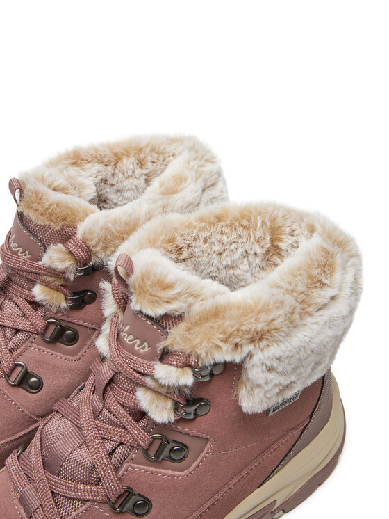 Skechers Šnurovacia obuv Skechers Snow Worries 167882/MVE Ružová