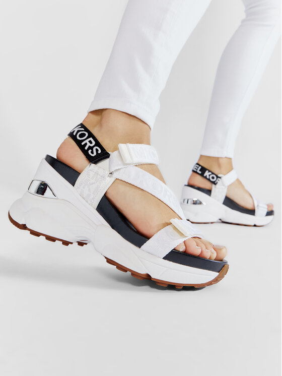 MICHAEL Michael Kors Szandál MICHAEL Michael Kors Maddox Sandal 43R2MXFS1D Fehér