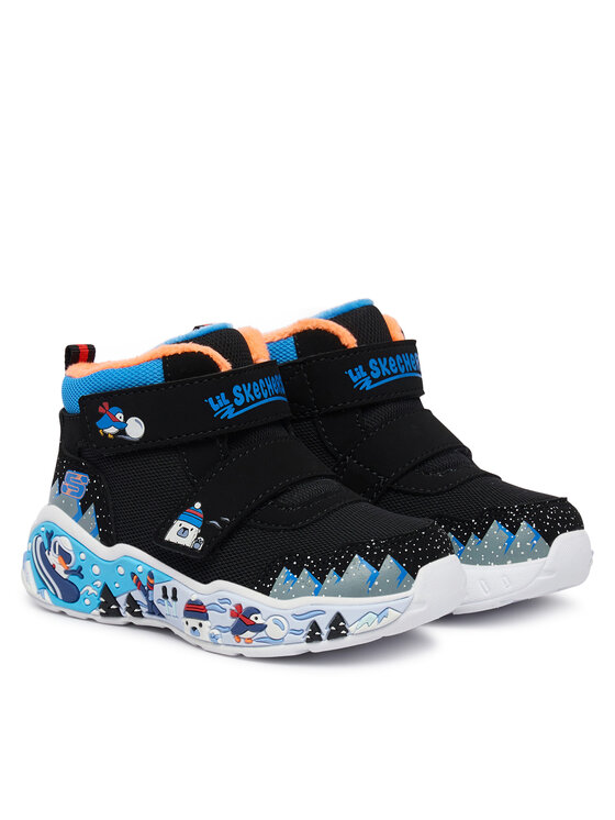 Skechers Stivali da neve Skechers Play Scene - Frosty Pals 407319N/BKMT Nero