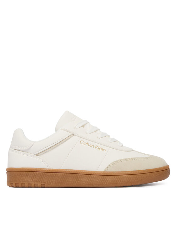 Calvin Klein Laisvalaikio batai Calvin Klein Low Cut Lace-Up Sneaker V3X9-83159-1269 S Balta