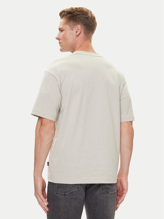 BOSS BOSS Camiseta Te_Voyage 50546370 Beis Relaxed Fit