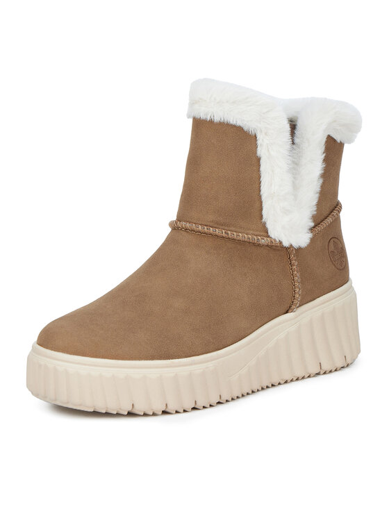 Rieker Polokozačky Rieker N2560-24 Hnědá