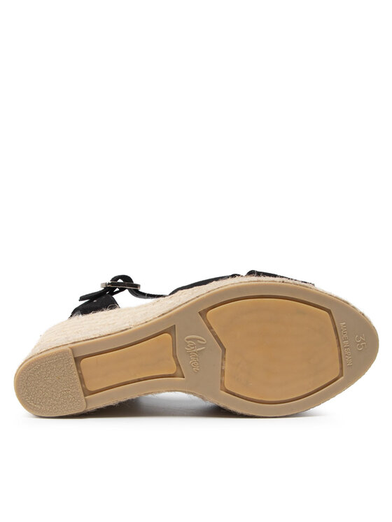 Castañer Espadrilky Castañer Blaudell/8ED/001 020998-100-35 Čierna