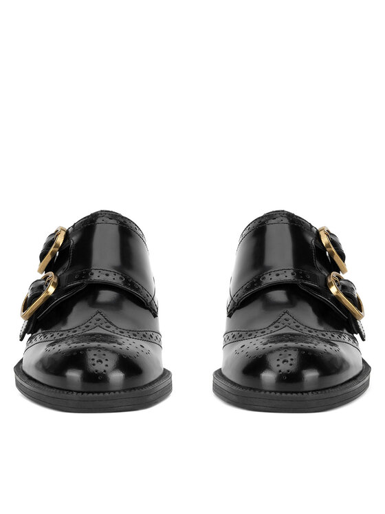 GINO ROSSI Poltopánky Gino Rossi SANA-115996 Čierna