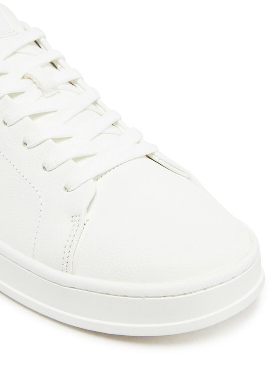 Calvin Klein Sneakersy Calvin Klein Low Top Lace Up Nu HM0HM01758 Biela