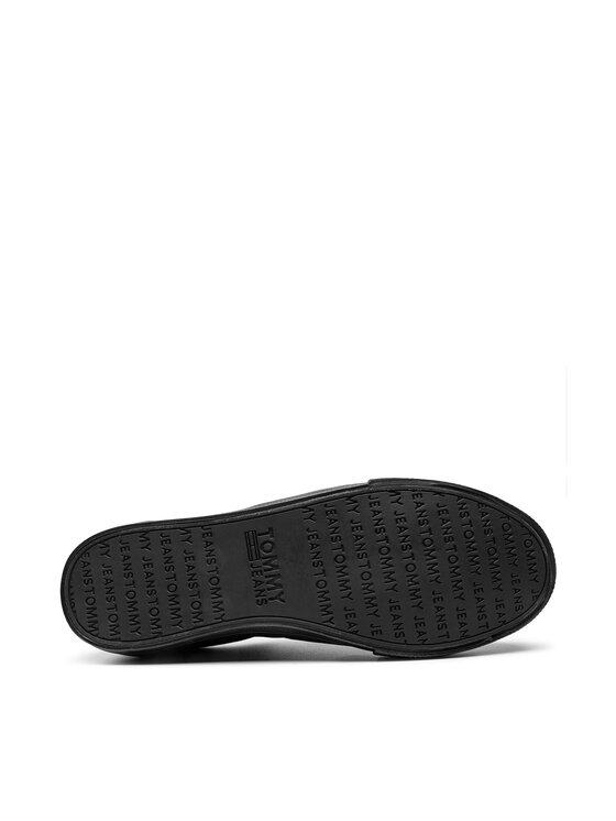 Tommy Jeans Πάνινα παπούτσια Tommy Jeans Skate Vulc Tjm EM0EM00735 Μαύρο