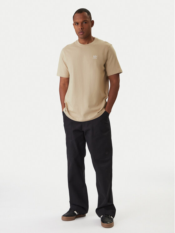 adidas adidas Marškinėliai Trefoil Essentials KE1189 Smėlio Regular Fit