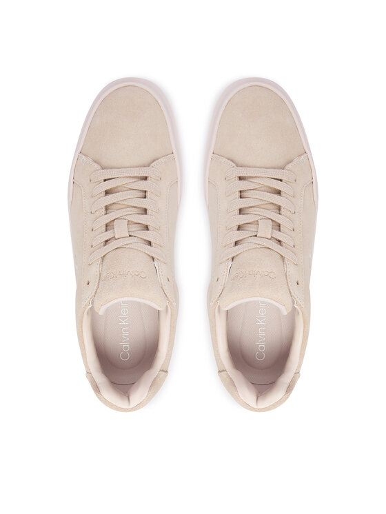 Calvin Klein Laisvalaikio batai Calvin Klein Chunky Cupsole Lace Up Su Ml YW0YW01949 Smėlio