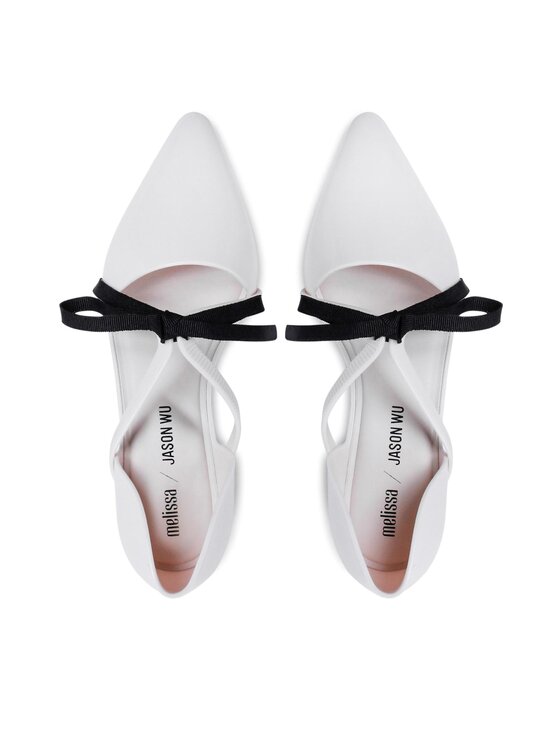 Melissa Балетки Melissa Pointy Stripe Jason 33435 Білий