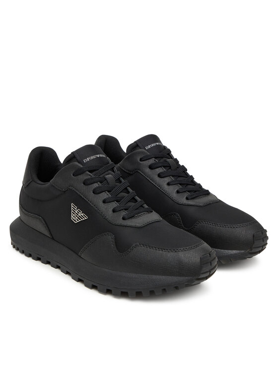 Emporio Armani Снікерcи Emporio Armani EM003738 AF19532 MC005 Чорний