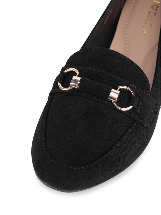 DeeZee Loafersy DeeZee QHS-3 Černá