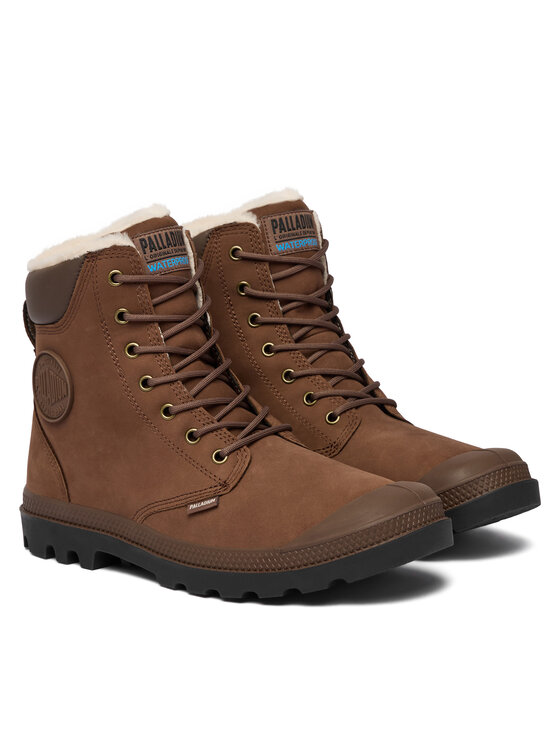 Palladium Trapery Palladium Pampa Sport Cuff Wps 72992-291-M Brązowy ciemny