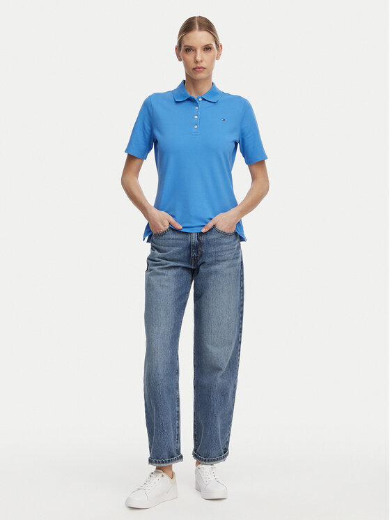 Tommy Hilfiger Tommy Hilfiger Polo 1985 WW0WW43224 Azul Regular Fit