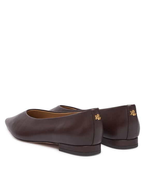 LAUREN RALPH LAUREN Balerīnas LAUREN RALPH LAUREN Audri 802P18411005 Tumši brūna