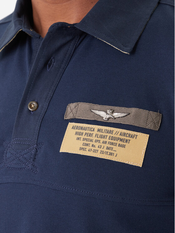 Aeronautica Militare Aeronautica Militare Polo 252PO1897UP00173 Azul marino Regular Fit