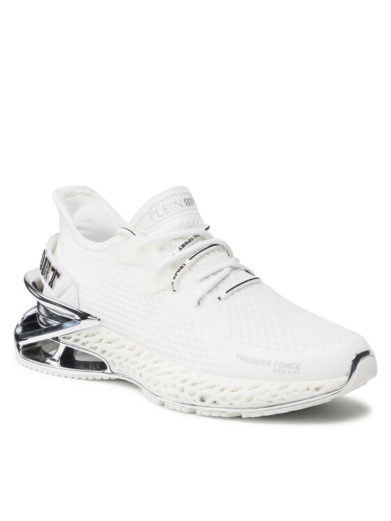 Plein Sport Снікерcи Plein Sport The Scratch FABS USC0335 PTE003N Білий