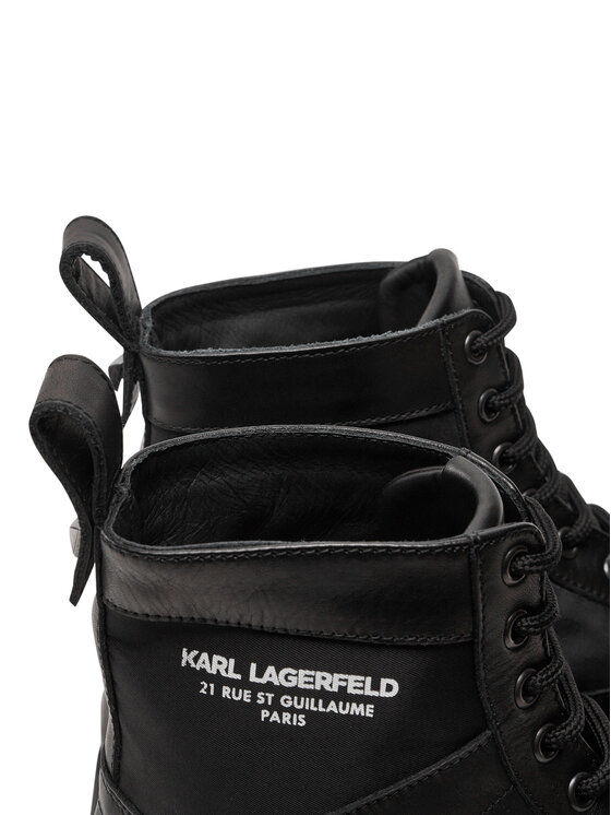 KARL LAGERFELD Черевики KARL LAGERFELD KL11164 Чорний