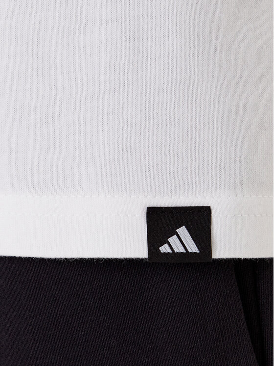 adidas adidas Футболка Slide Graphic JY8687 Білий Regular Fit