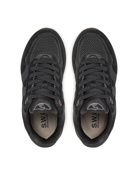 S.W.C Stepney Workers Club Sneakersy S.W.C Stepney Workers Club Amiel S-Strike YP03110 Čierna