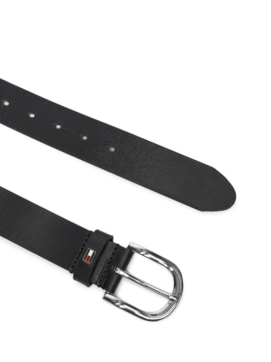Tommy Hilfiger Ženski pas Tommy Hilfiger New Danny Belt WW0WW11590 Črna