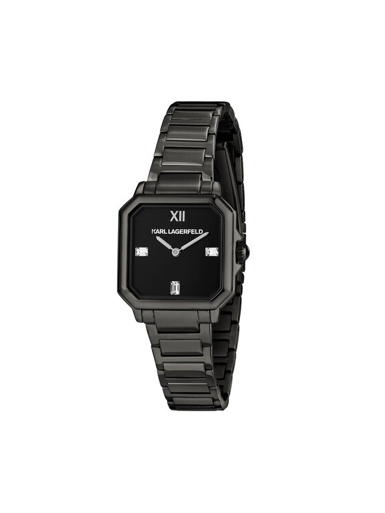 KARL LAGERFELD Hodinky KARL LAGERFELD R0553102504 Čierna
