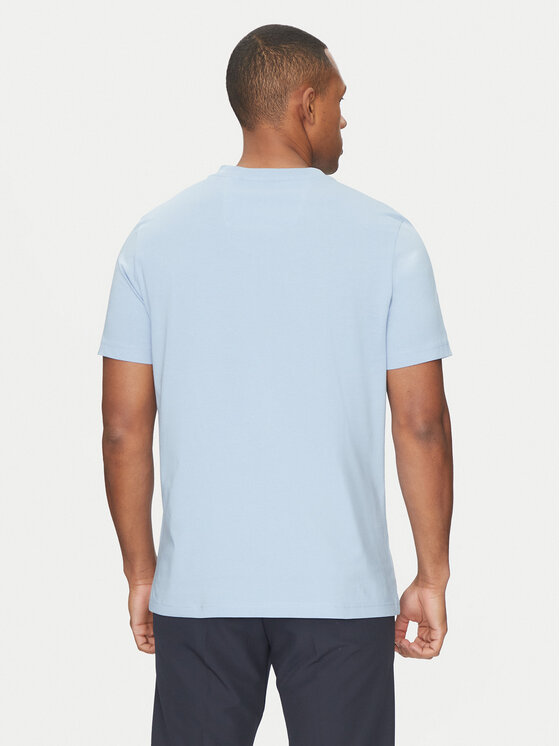 BOSS BOSS T-shirt Tape Logo 50530990 Celeste Regular Fit