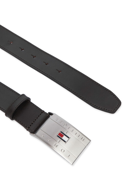 Tommy Hilfiger Cintura Tommy Hilfiger Th Flag Plaque Belt AM0AM14322 Marrone
